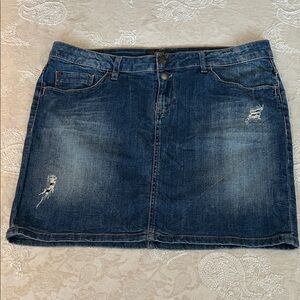 Esprit Dark Blue Denim Mini Skirt